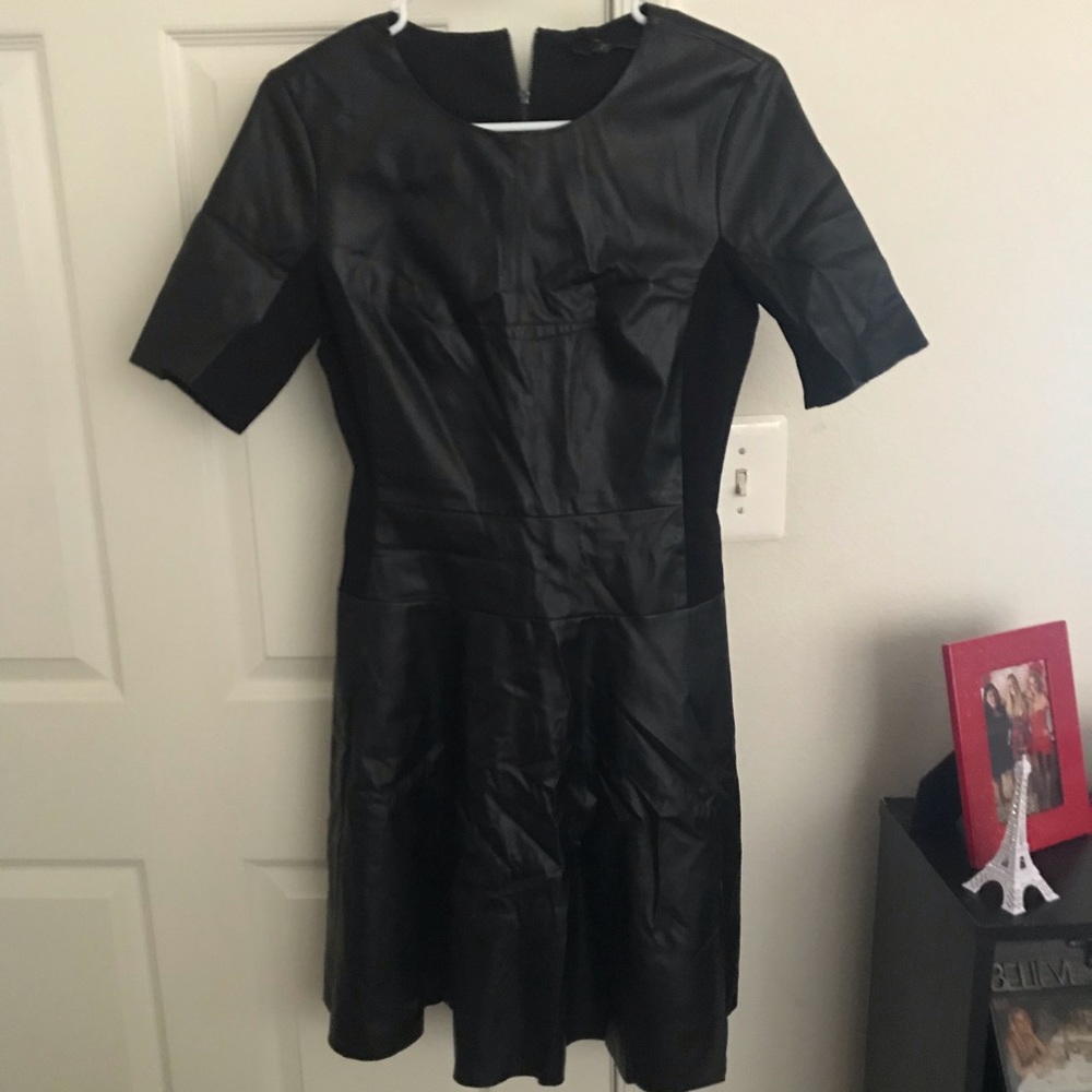BCBG pleather Dress! NWT!!